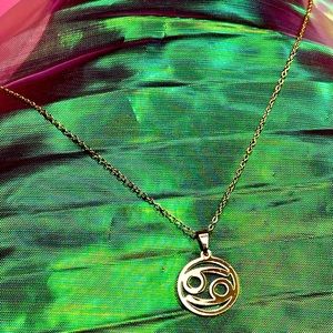 Cancer Necklace Silver or Gold